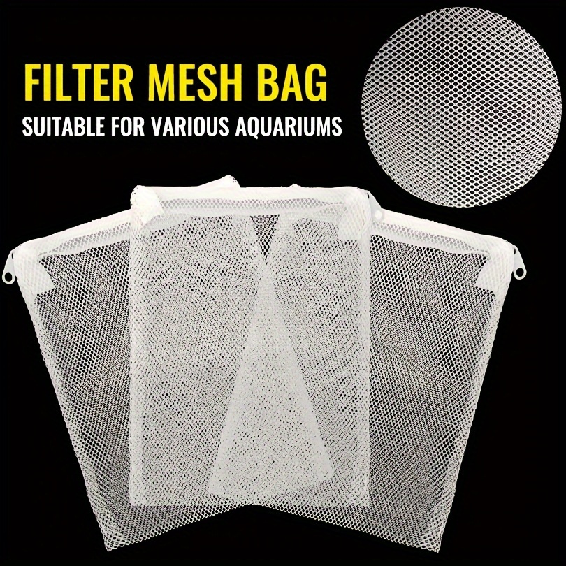 Marine Aquarium Filter Media - Reusable Zipper Filter Media Bags for