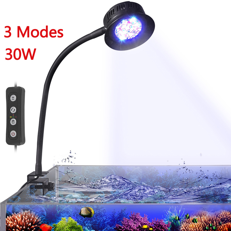 30W Dimmable Lighting Marine L - огляд і ціна Marine Aquarium Timing