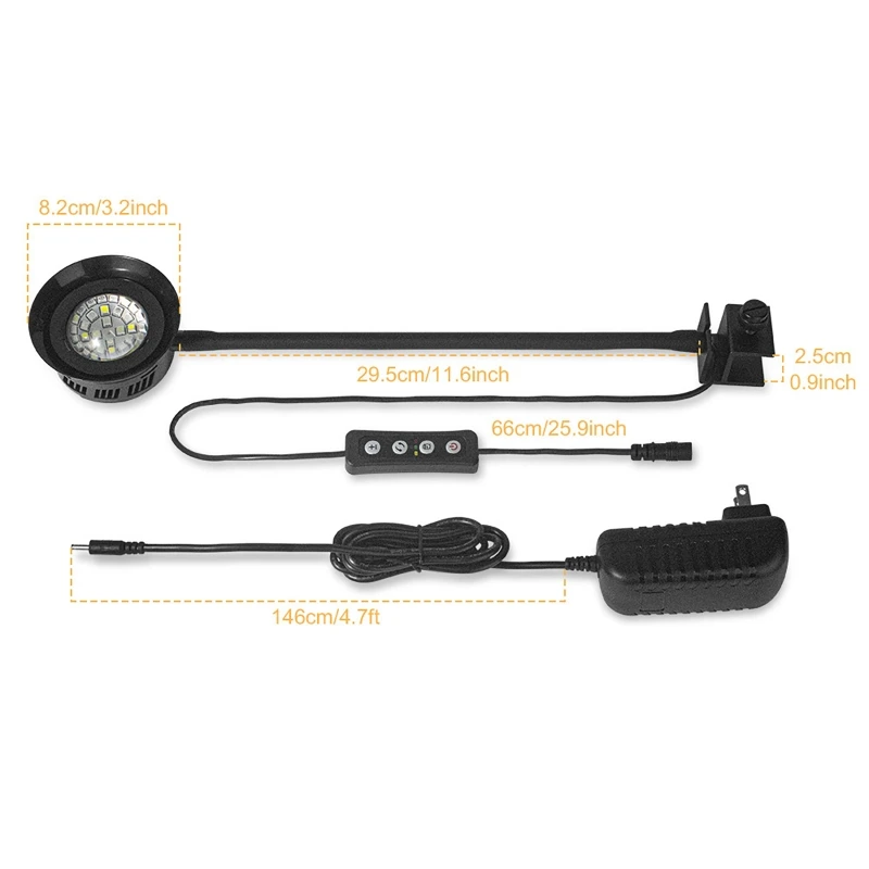 30W Dimmable Lighting Marine L - огляд і ціна Marine Aquarium Timing