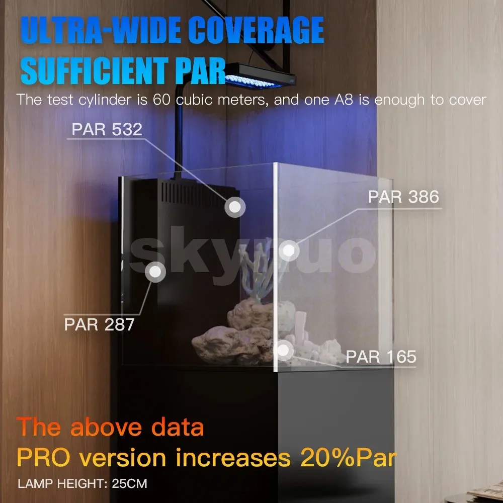 A8SE/A8PRO 2.0 Generation 240W - огляд і ціна Marine Aquarium App