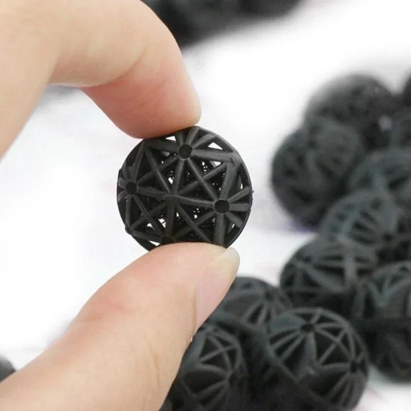 50Pcs 16mm Aquarium Bio Filter - огляд і ціна Marine Aquarium Filter Media
