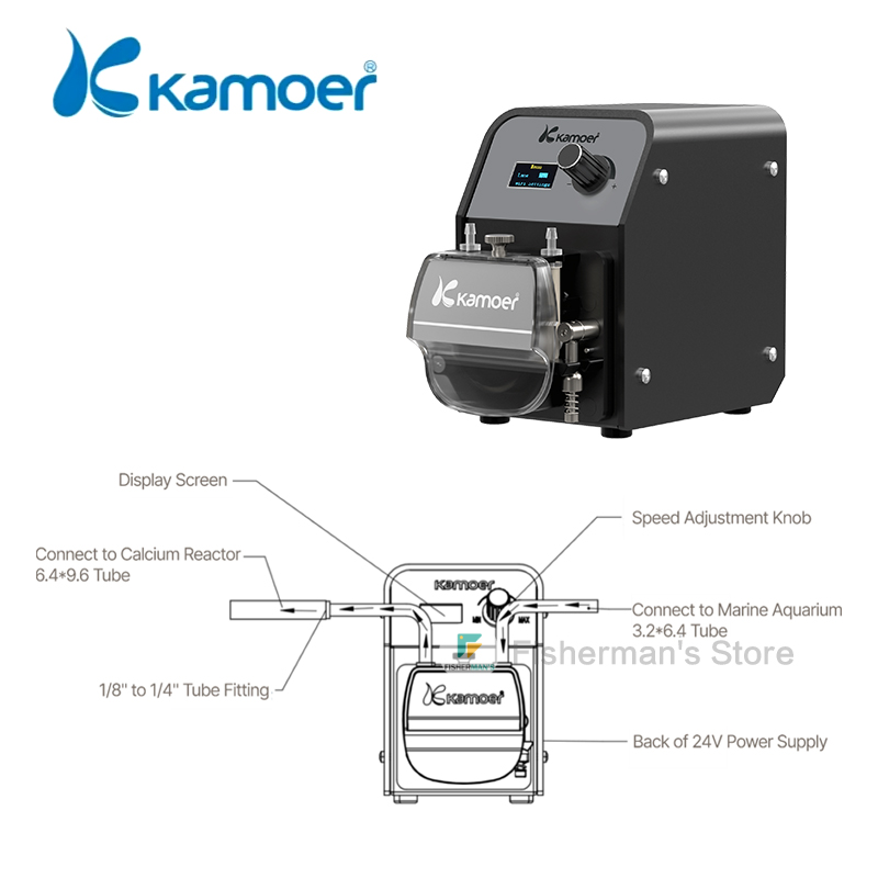 2026 Kamoer FX-STP3 WiFi Peris - огляд і ціна Calcium Reactor Media