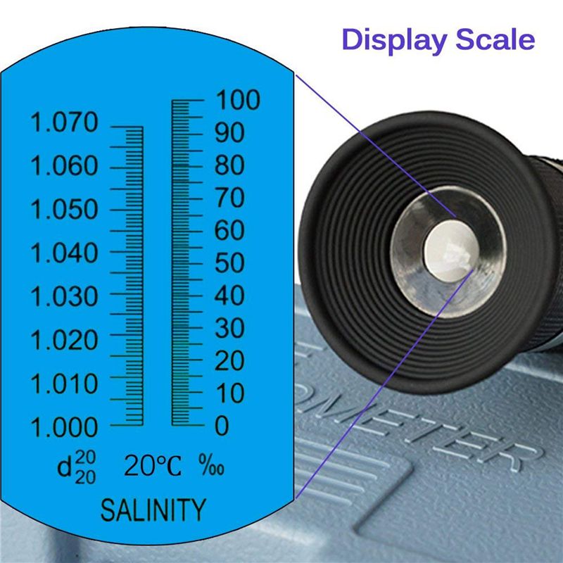 2X Salinity Refractometer For  - огляд і ціна Marine Aquarium Temperature