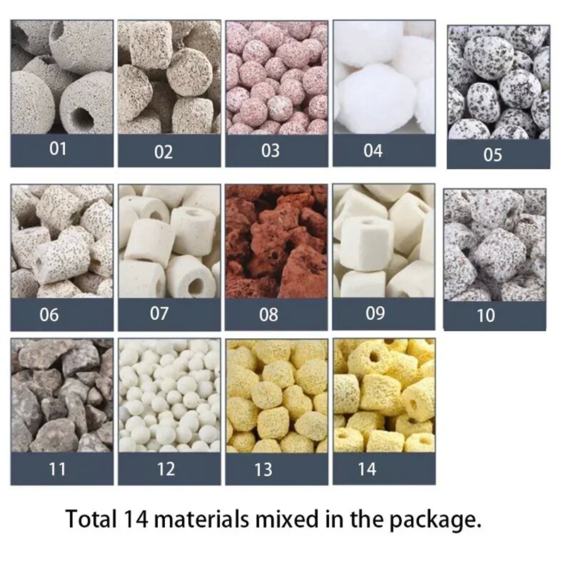 250g 500g 1000g 14 Types Aquar - огляд і ціна Marine Aquarium Filter Media